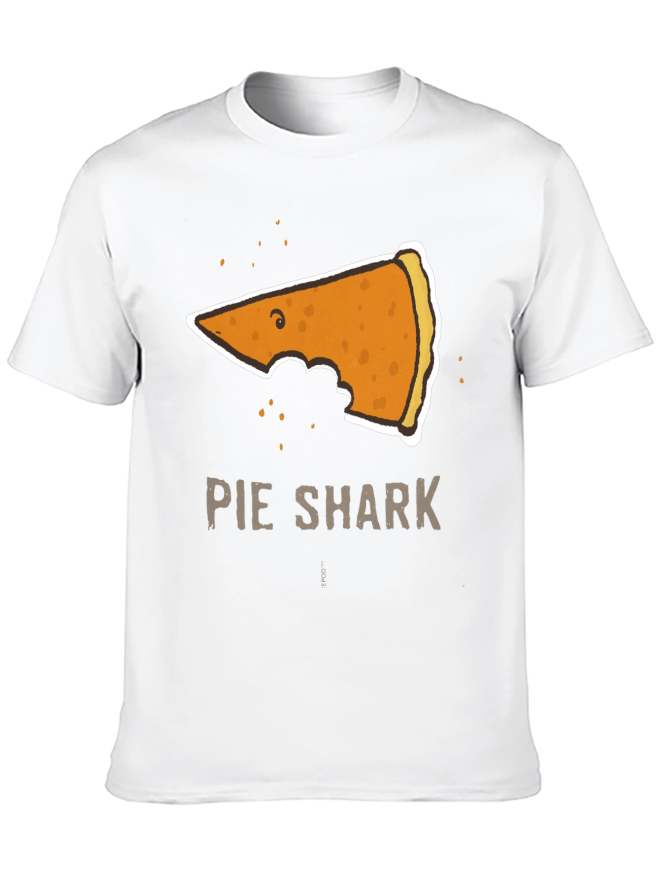 Pie Shark Graphic Tee - Funny Foodie T-Shirt