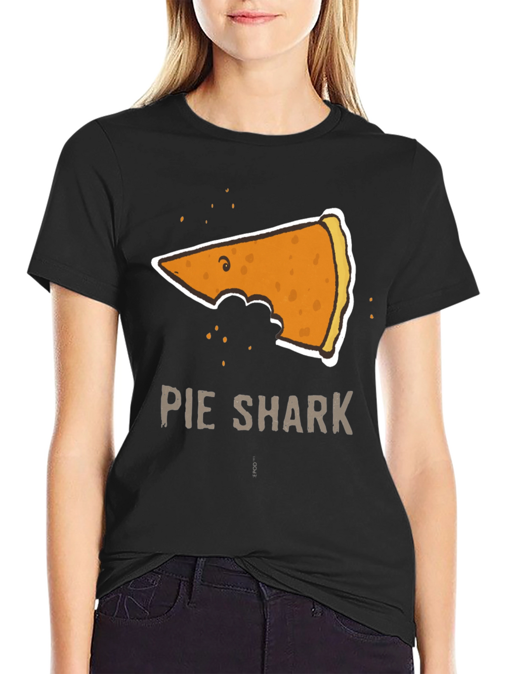 Pie Shark Graphic Tee - Funny Foodie T-Shirt