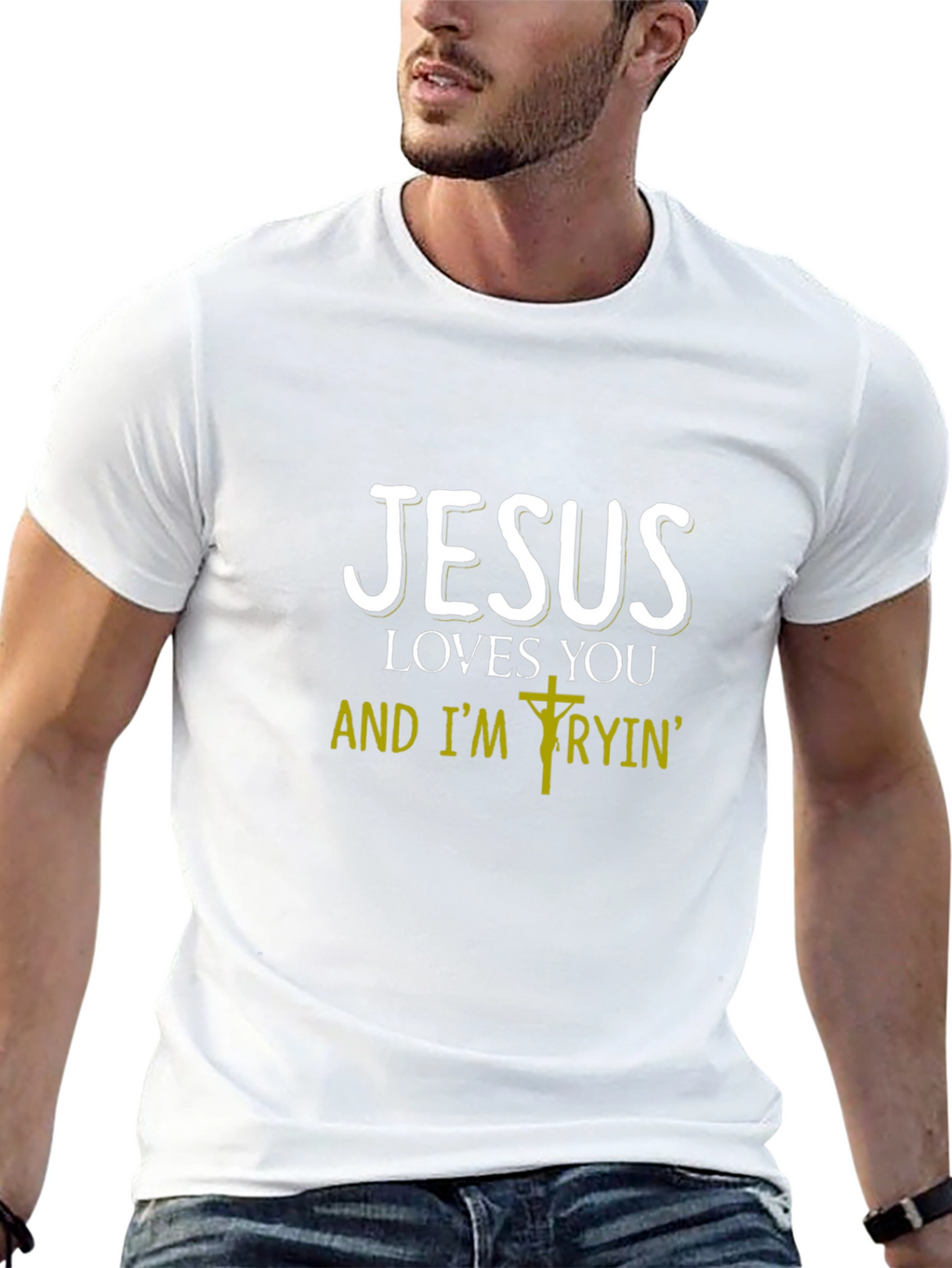 Jesus Loves You T-Shirt Christian Apparel