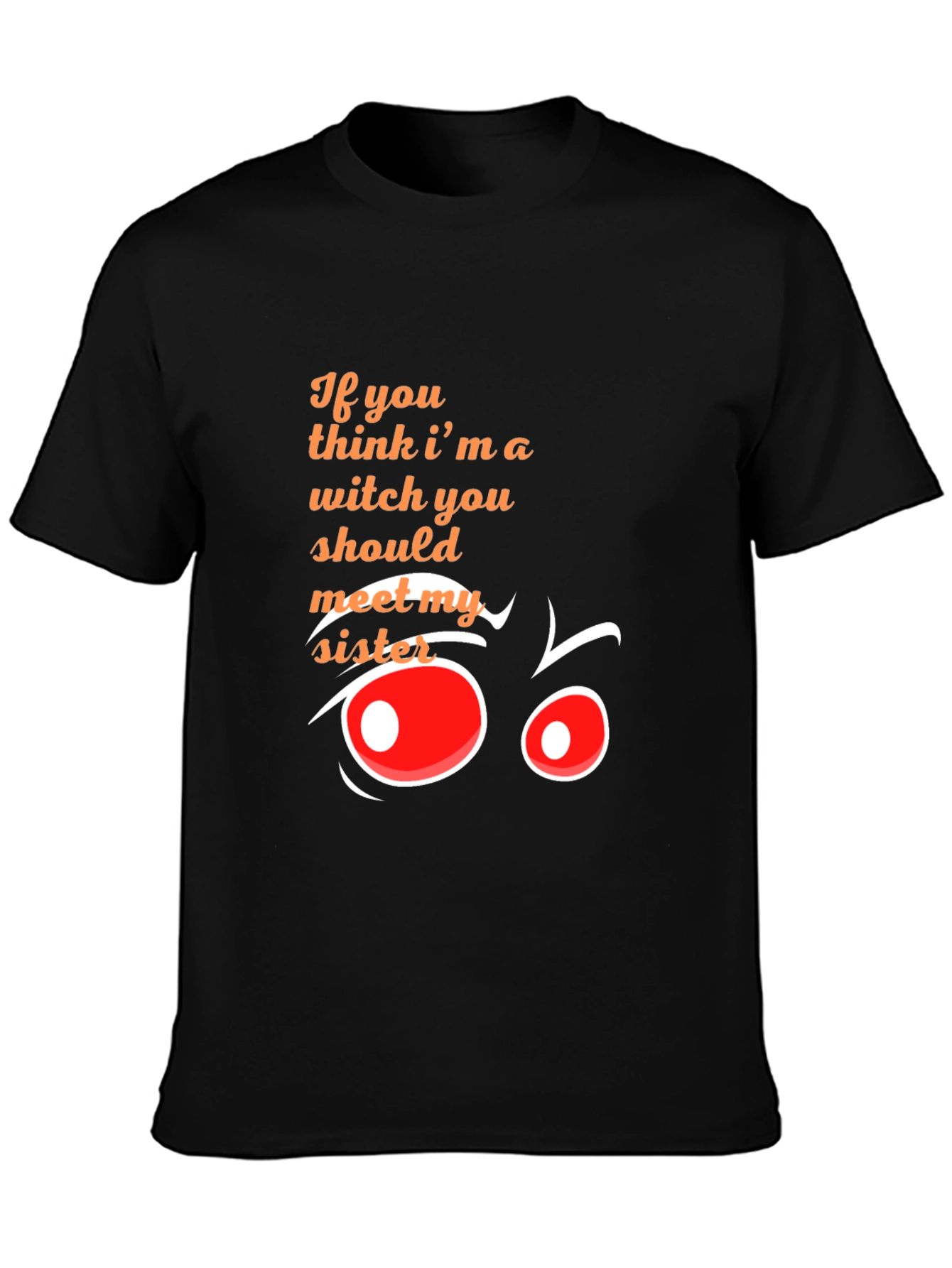 Witchy Sister Graphic Tee - Funny Halloween Shirt
