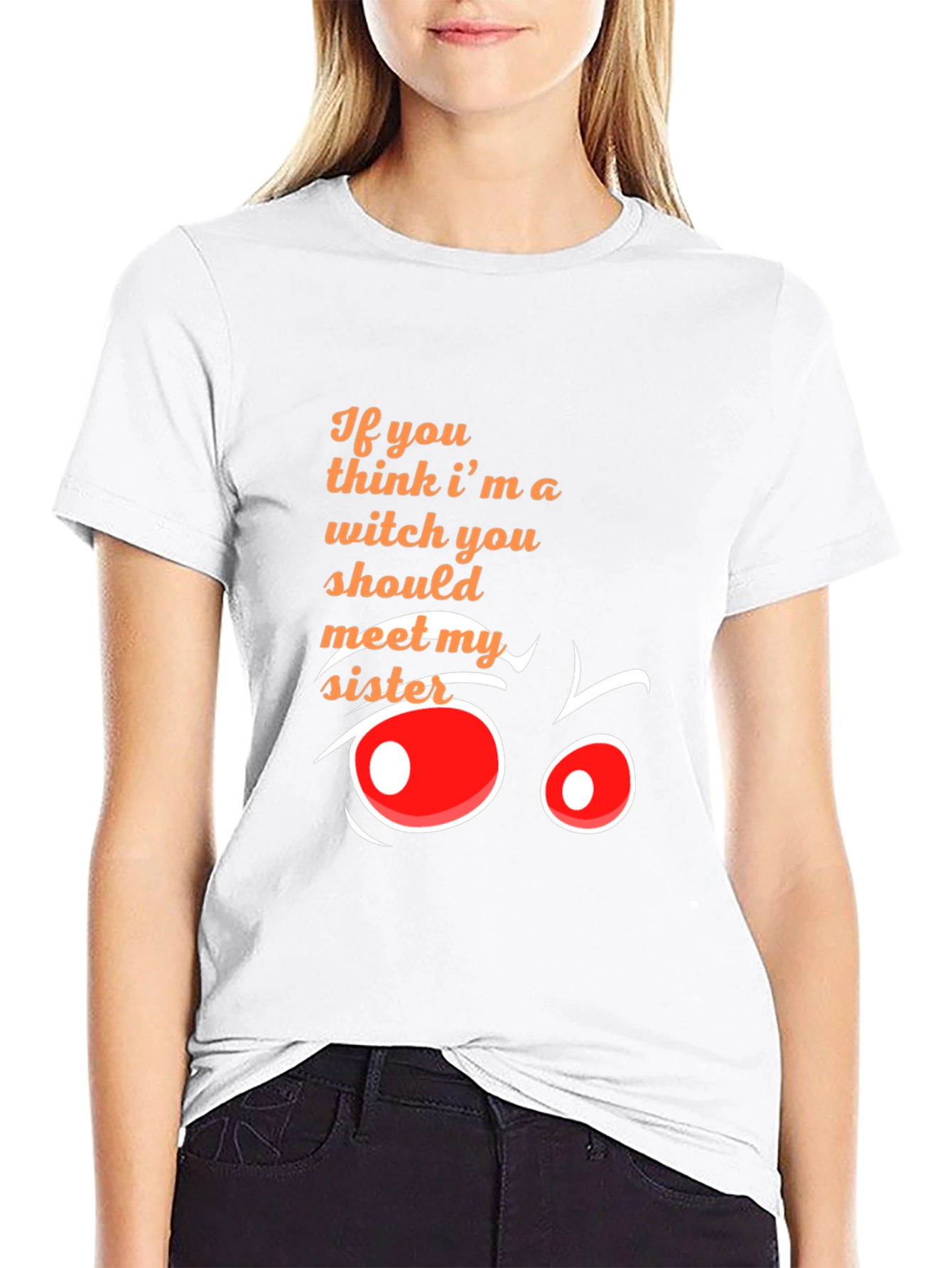 Witchy Sister Graphic Tee - Funny Halloween Shirt