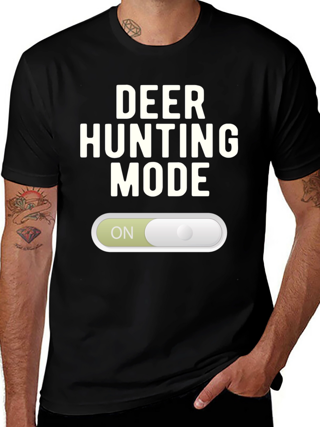 Deer Hunting Mode T-Shirt - On