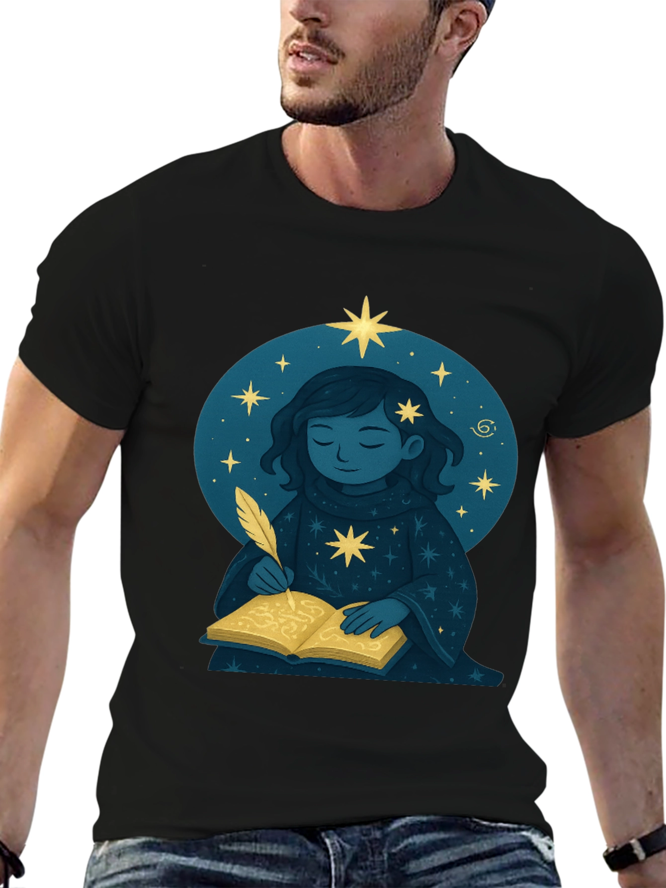 Celestial Writer Graphic Tee