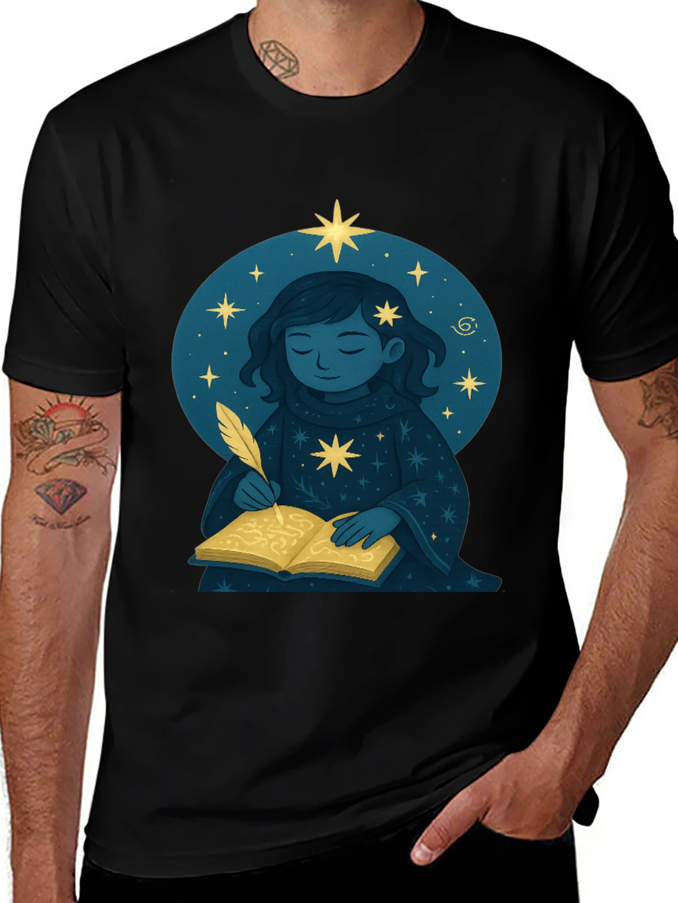 Celestial Writer Graphic Tee