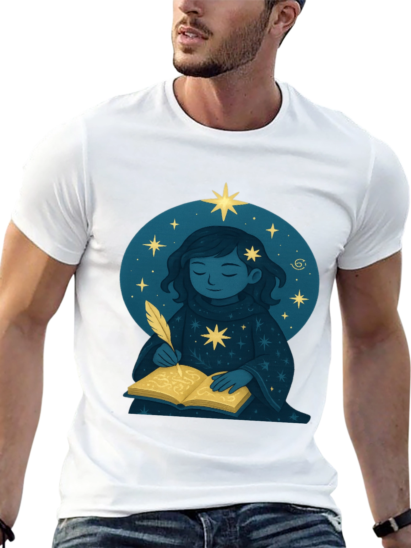 Celestial Writer Graphic Tee