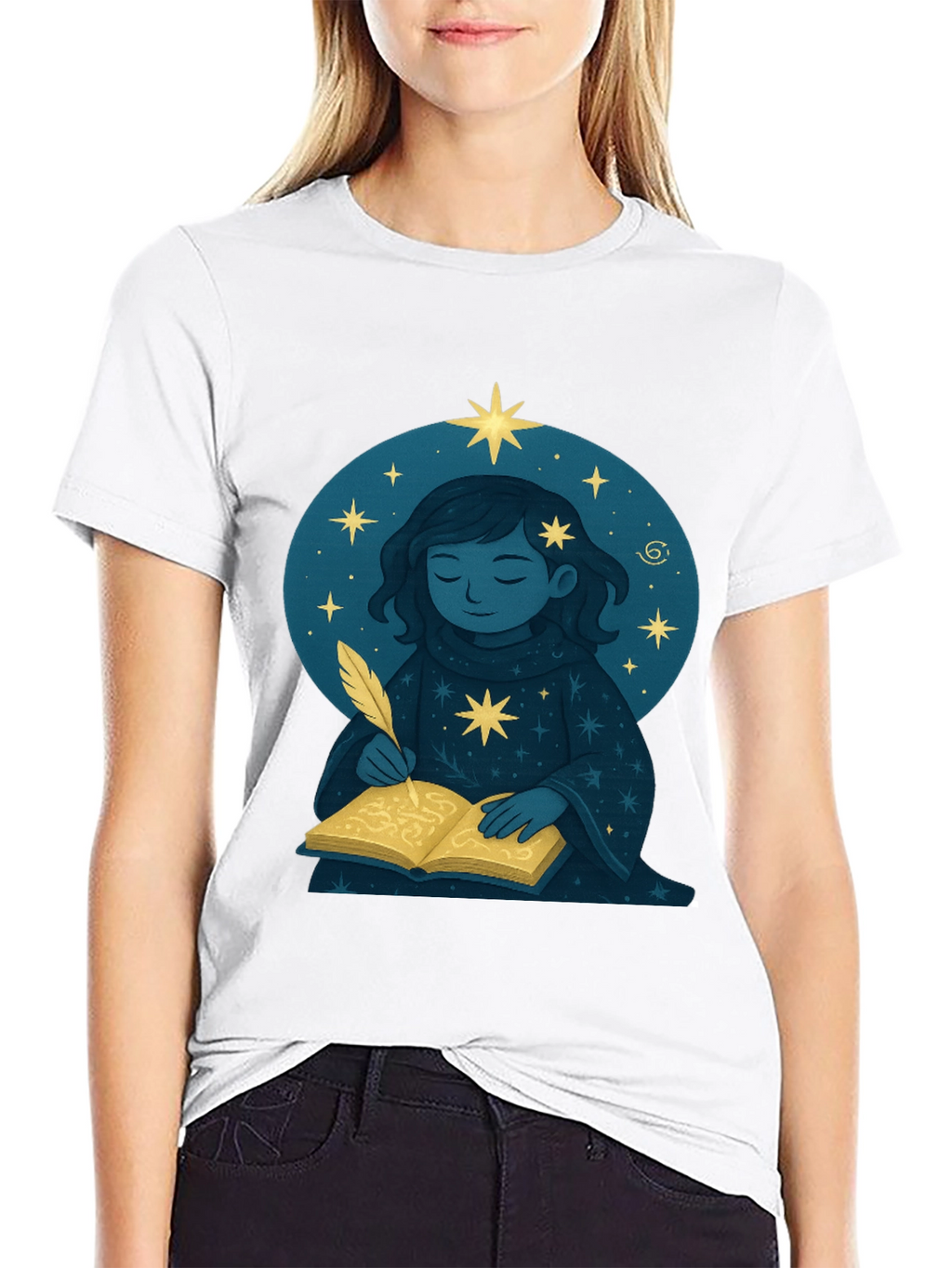Celestial Writer Graphic Tee
