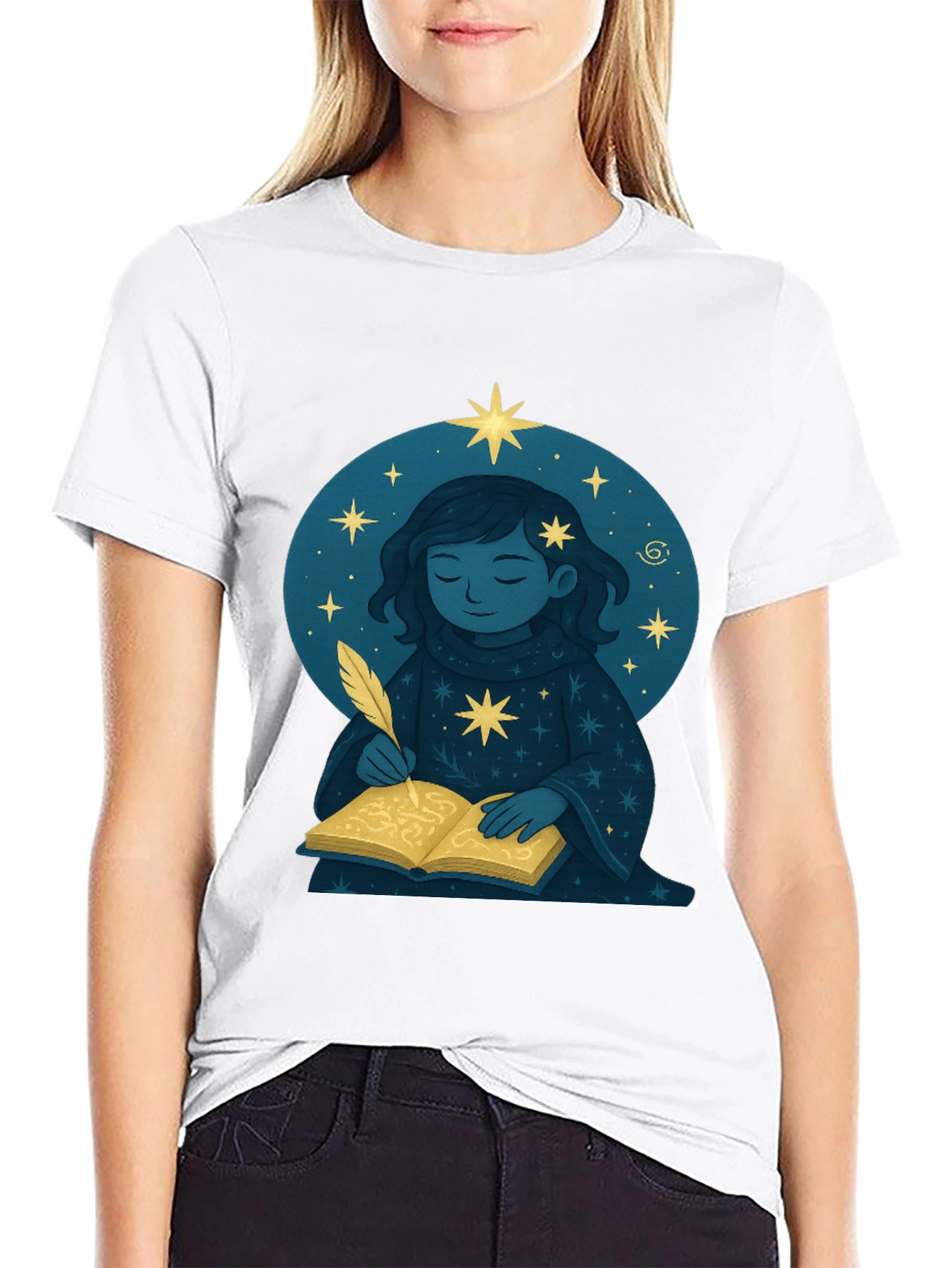 Celestial Writer Graphic Tee