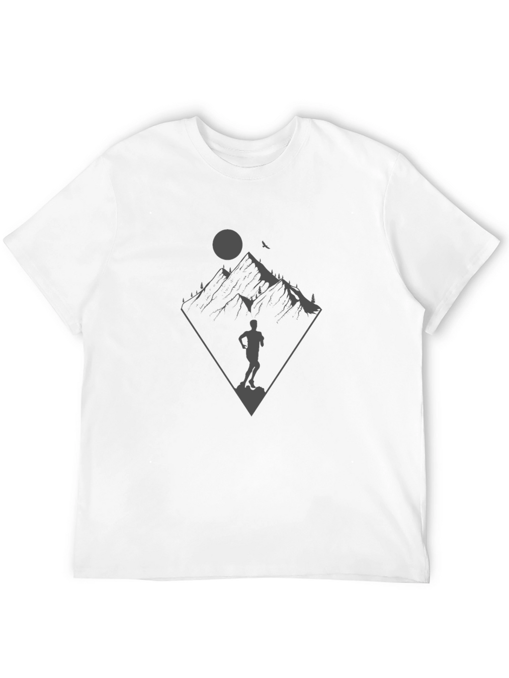 Trail Running T-Shirt - Mountain Adventure Design