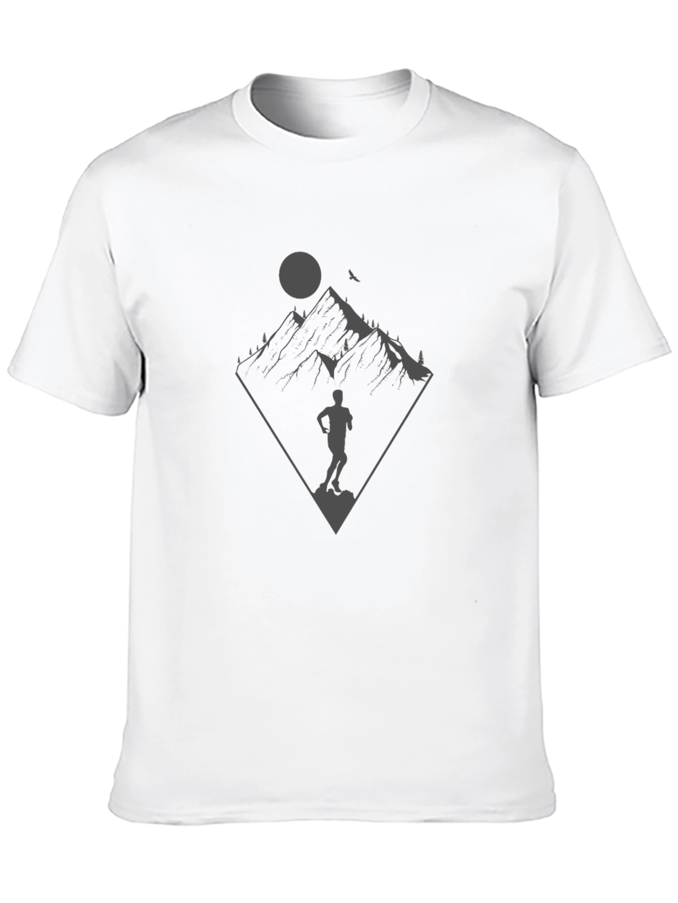 Trail Running T-Shirt - Mountain Adventure Design