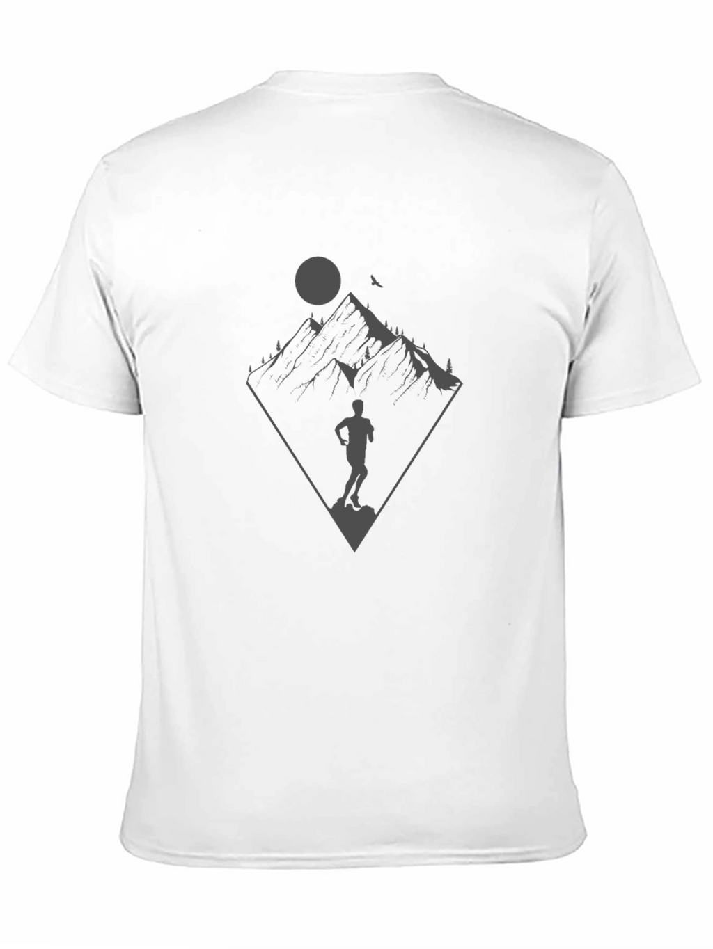 Trail Running T-Shirt - Mountain Adventure Design