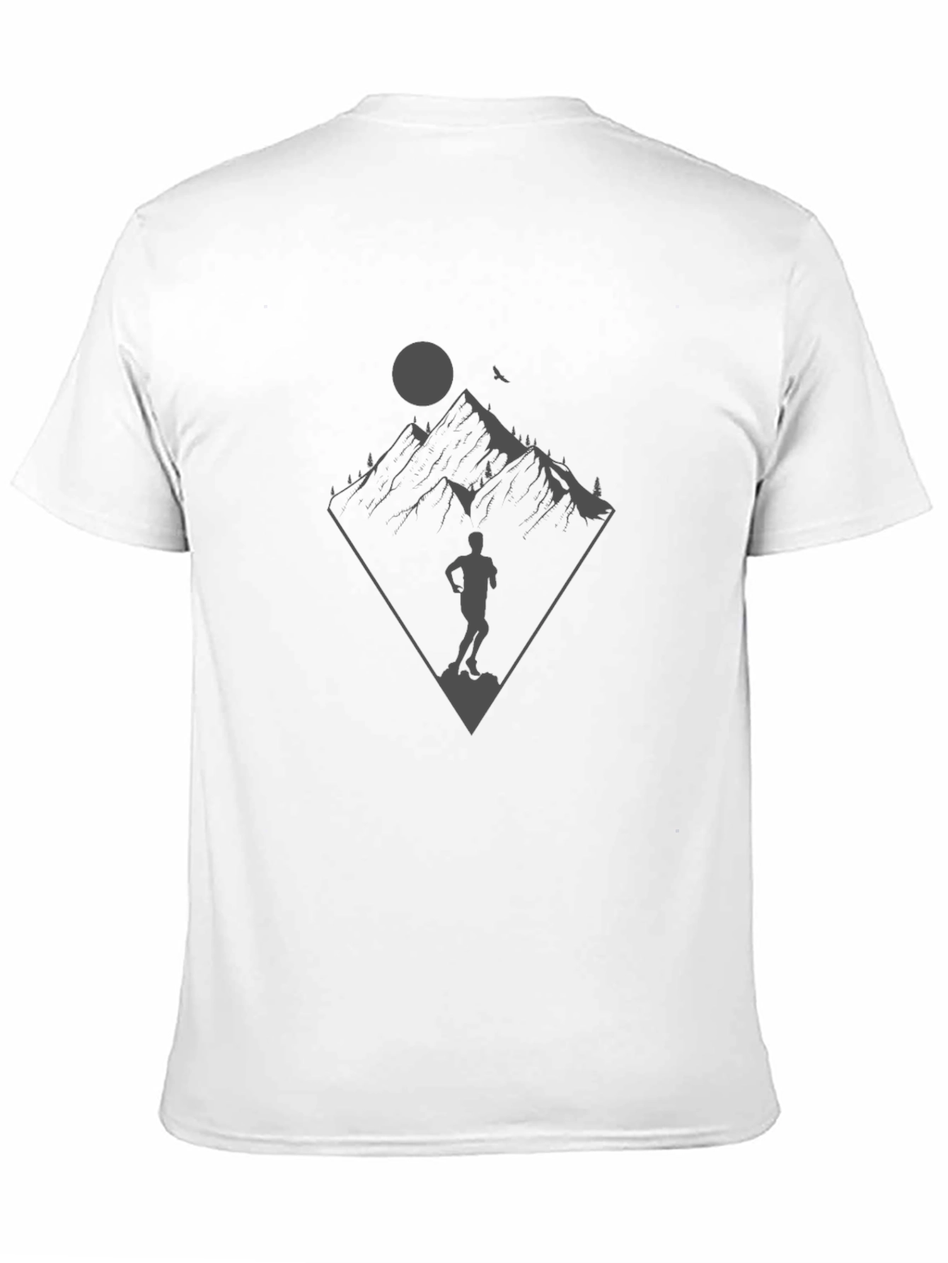 Trail Running T-Shirt - Mountain Adventure Design