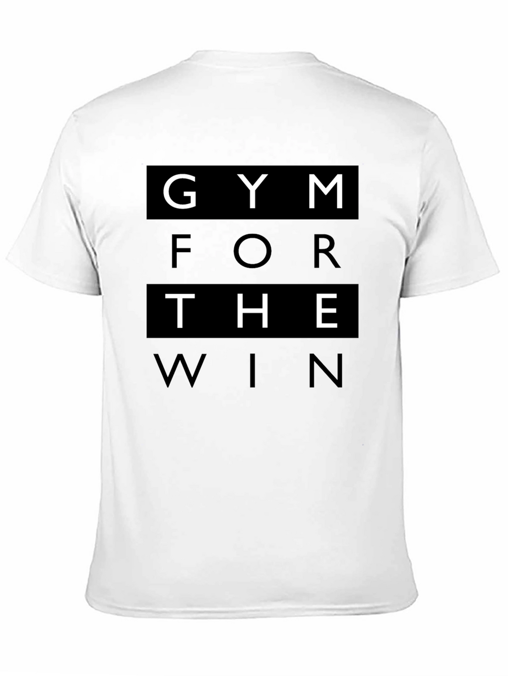 Gym For The Win Black Graphic Tee