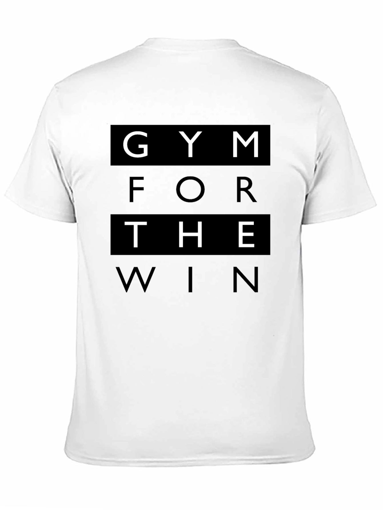 Gym For The Win Black Graphic Tee