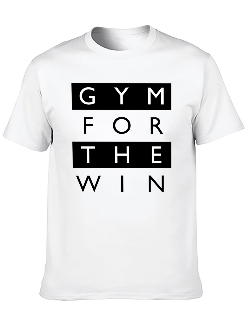 Gym For The Win Black Graphic Tee