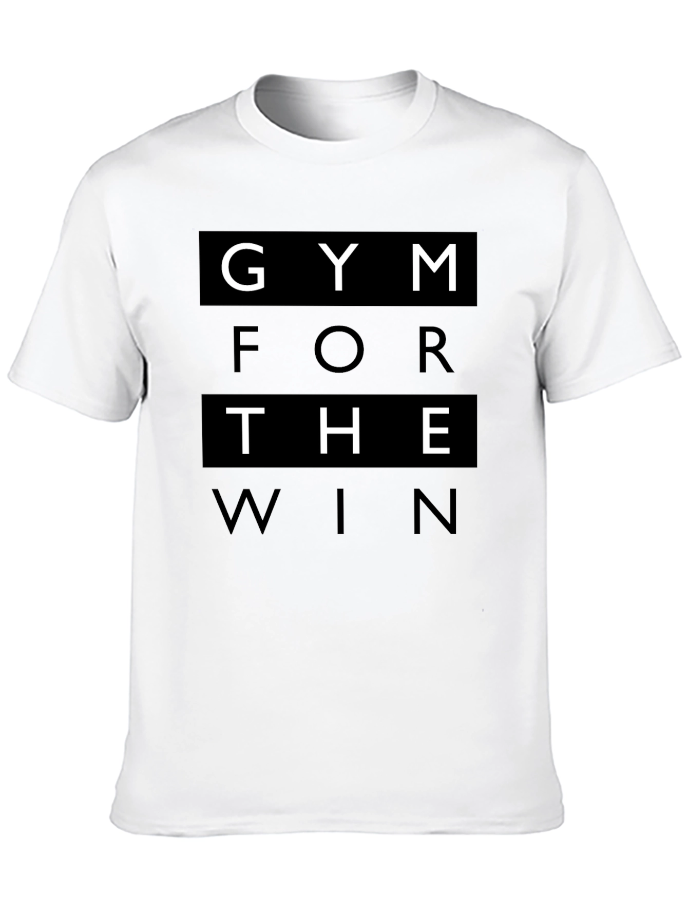 Gym For The Win Black Graphic Tee