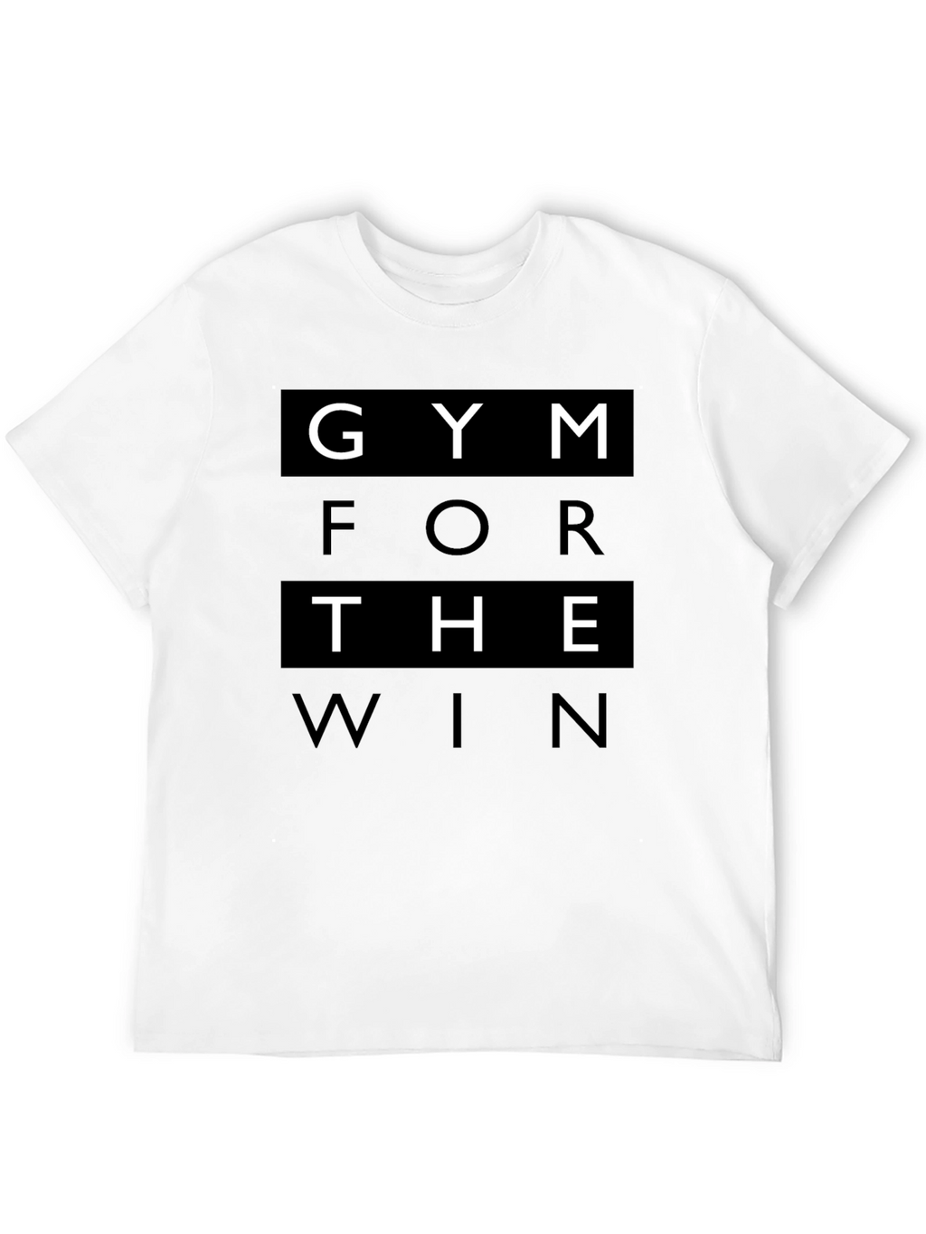 Gym For The Win Black Graphic Tee