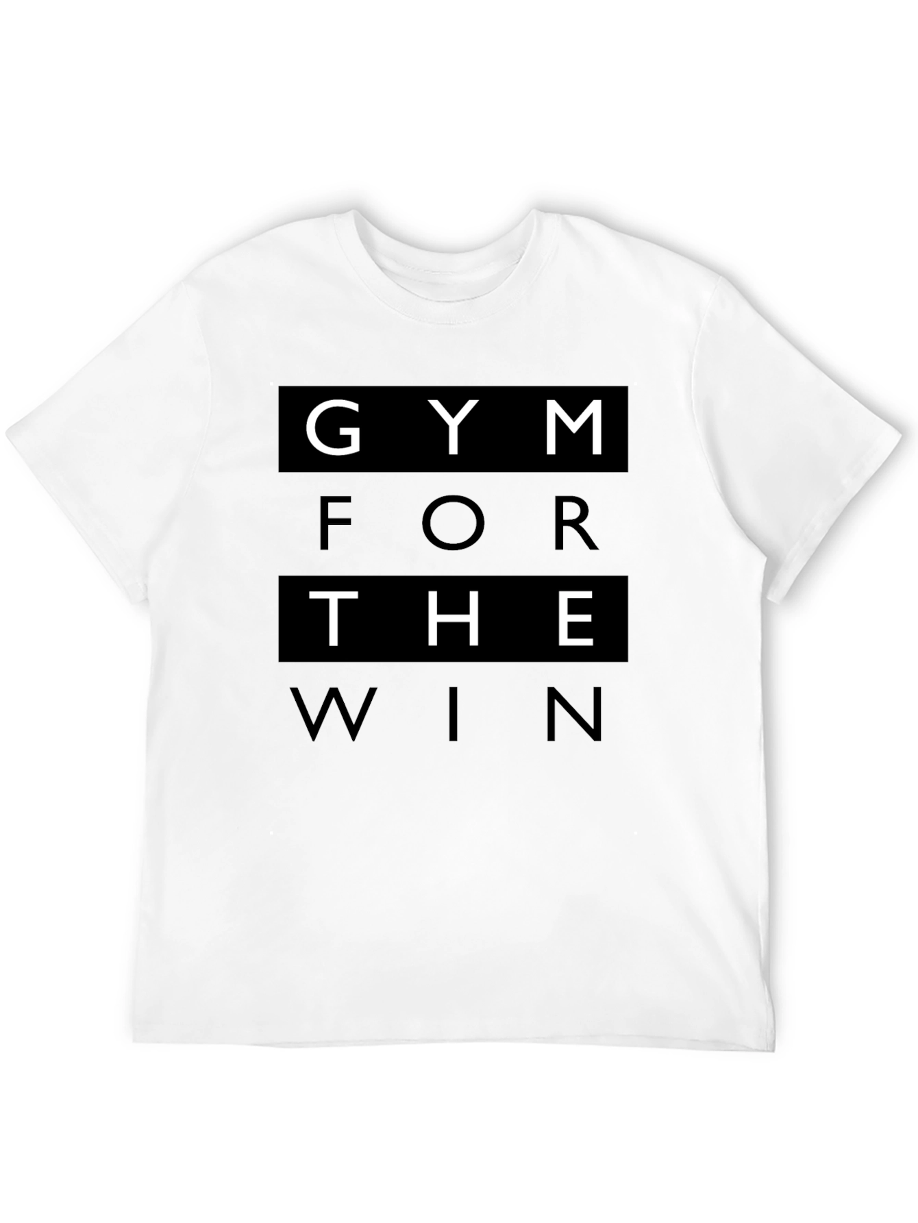 Gym For The Win Black Graphic Tee