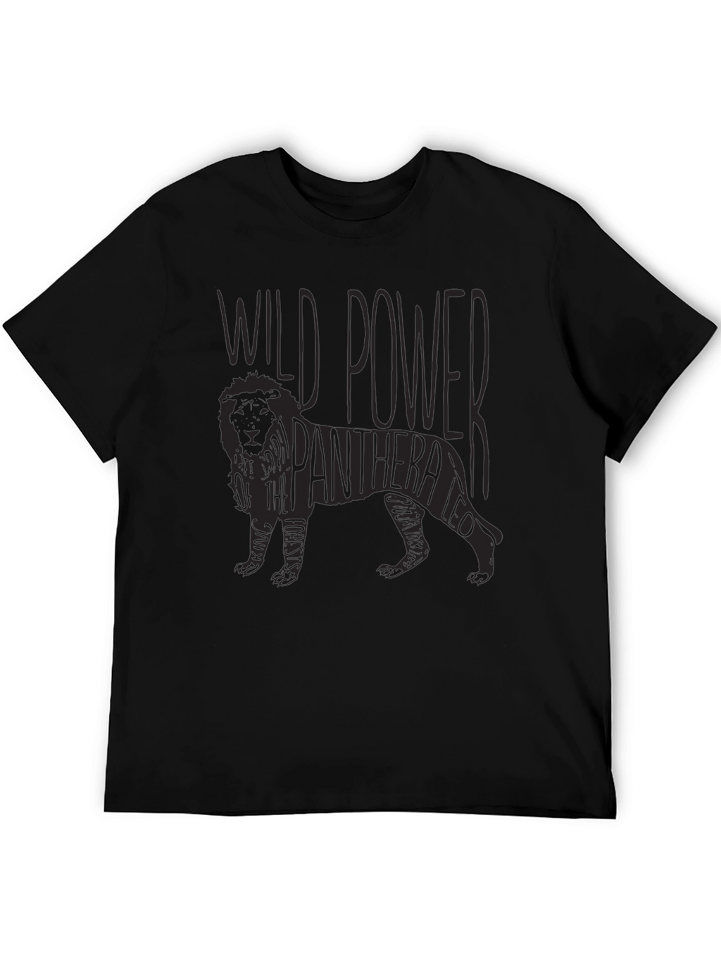 Wild Power Panthera Leo Graphic T-Shirt