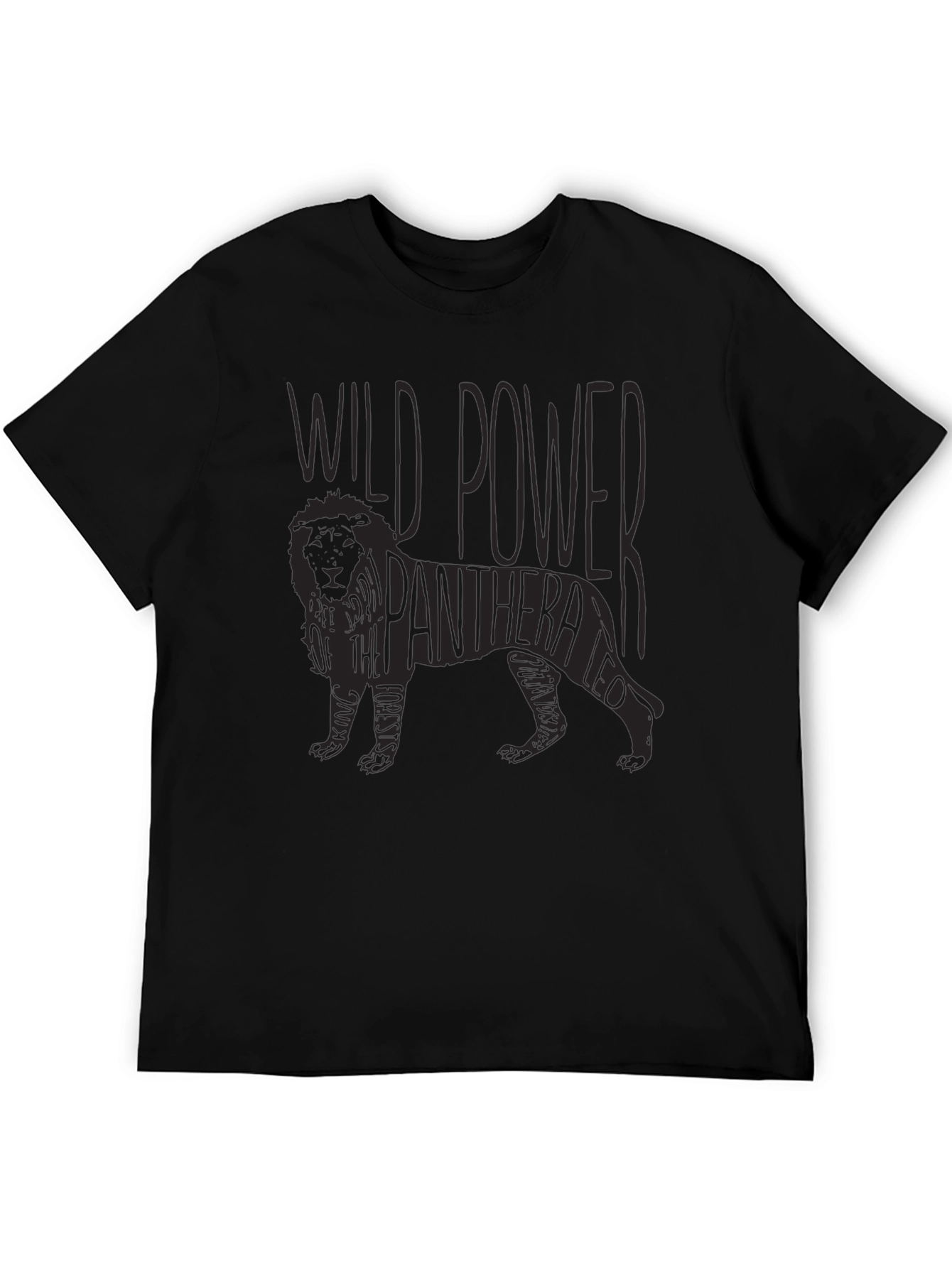 Wild Power Panthera Leo Graphic T-Shirt