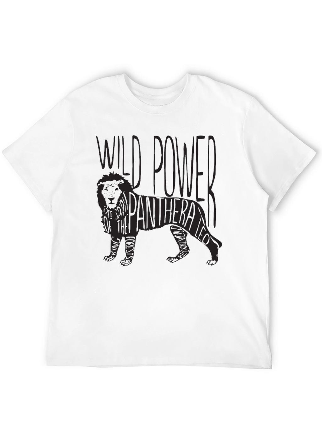 Wild Power Panthera Leo Graphic T-Shirt