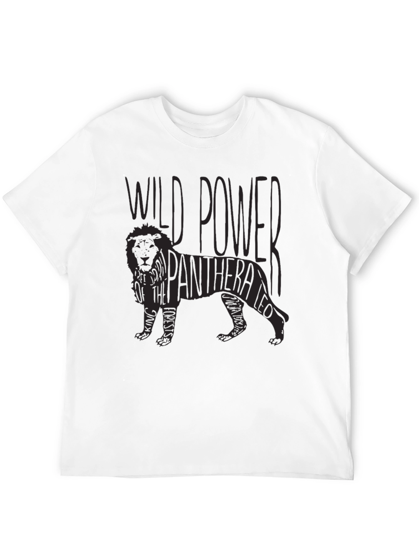 Wild Power Panthera Leo Graphic T-Shirt