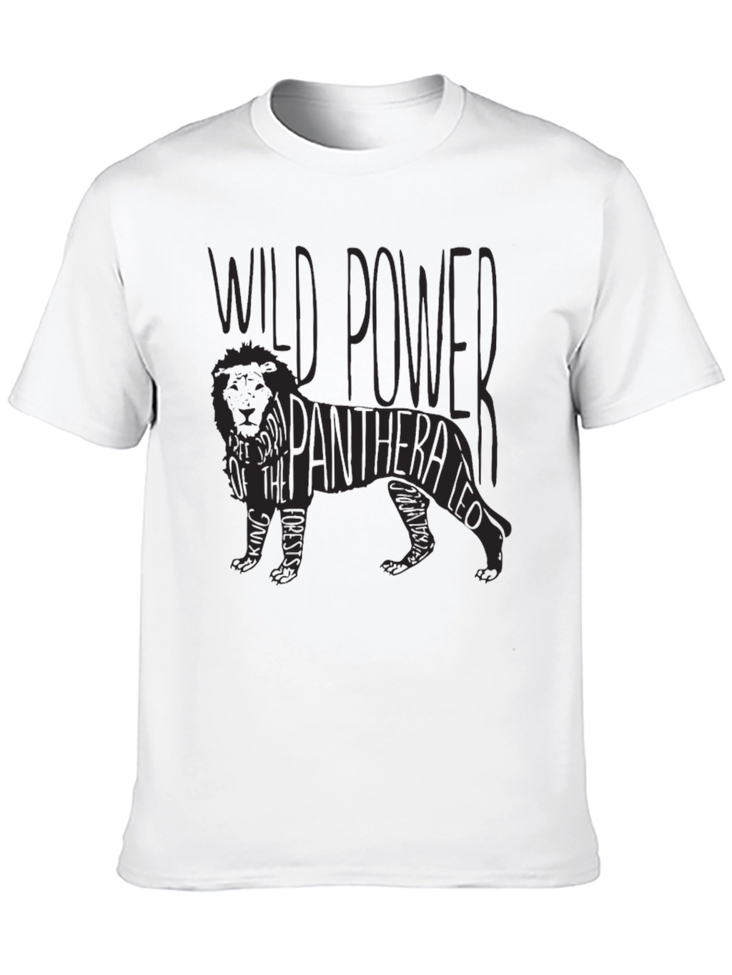 Wild Power Panthera Leo Graphic T-Shirt