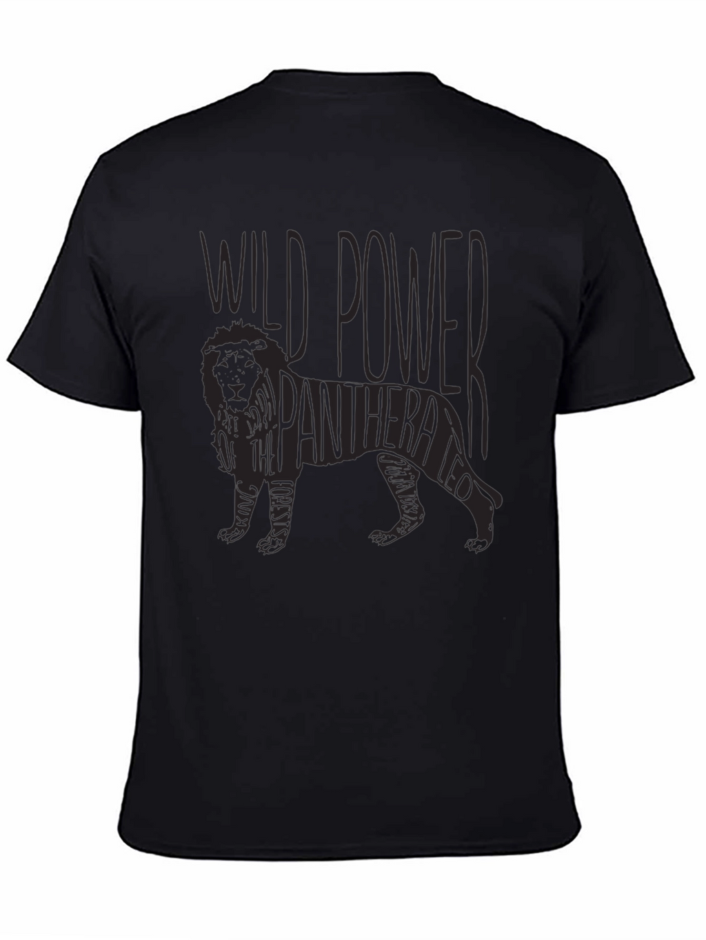 Wild Power Panthera Leo Graphic T-Shirt
