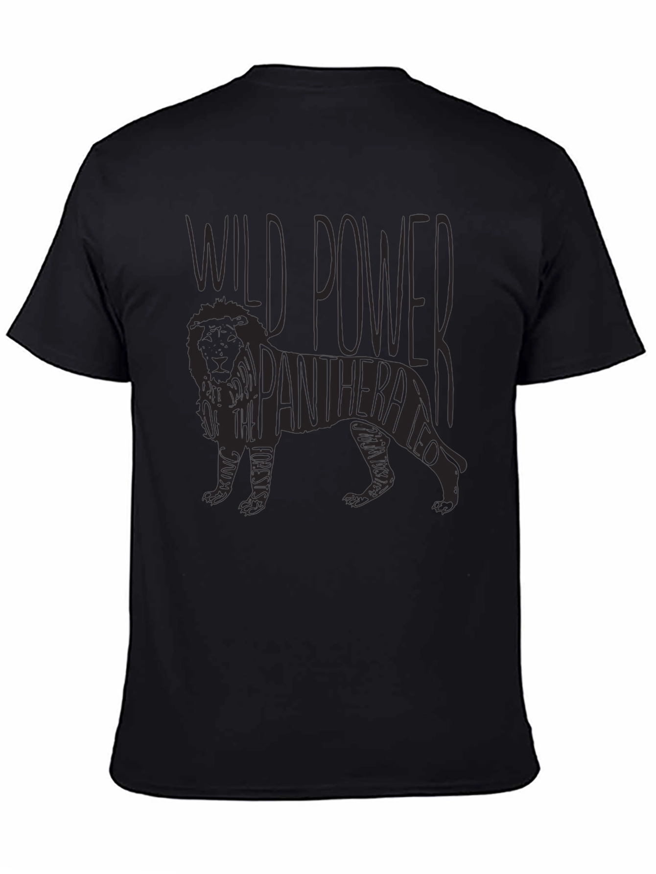 Wild Power Panthera Leo Graphic T-Shirt