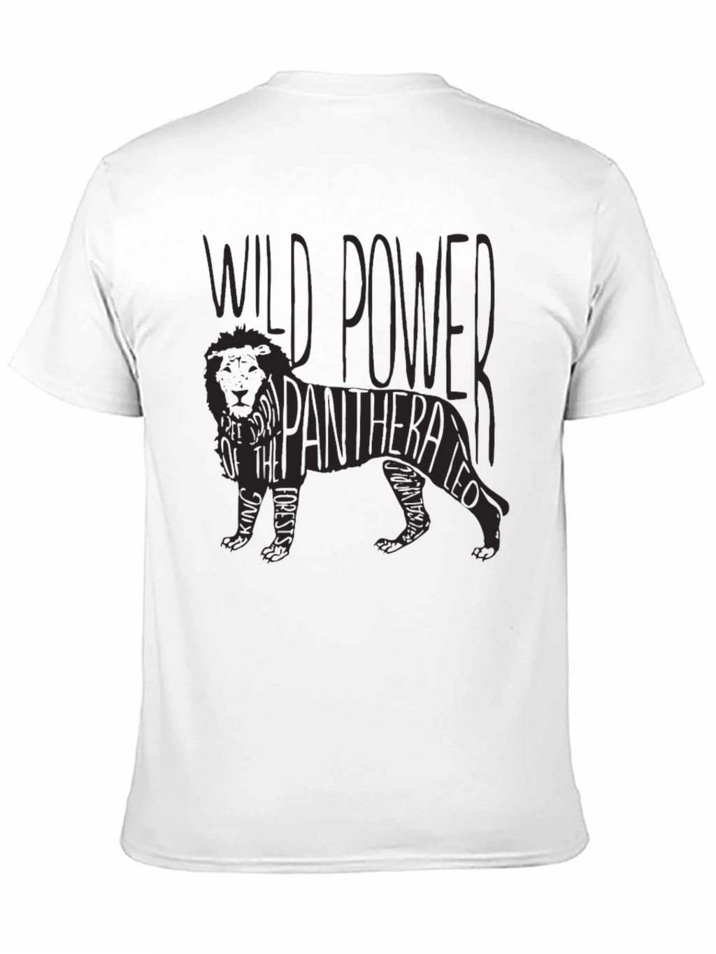 Wild Power Panthera Leo Graphic T-Shirt