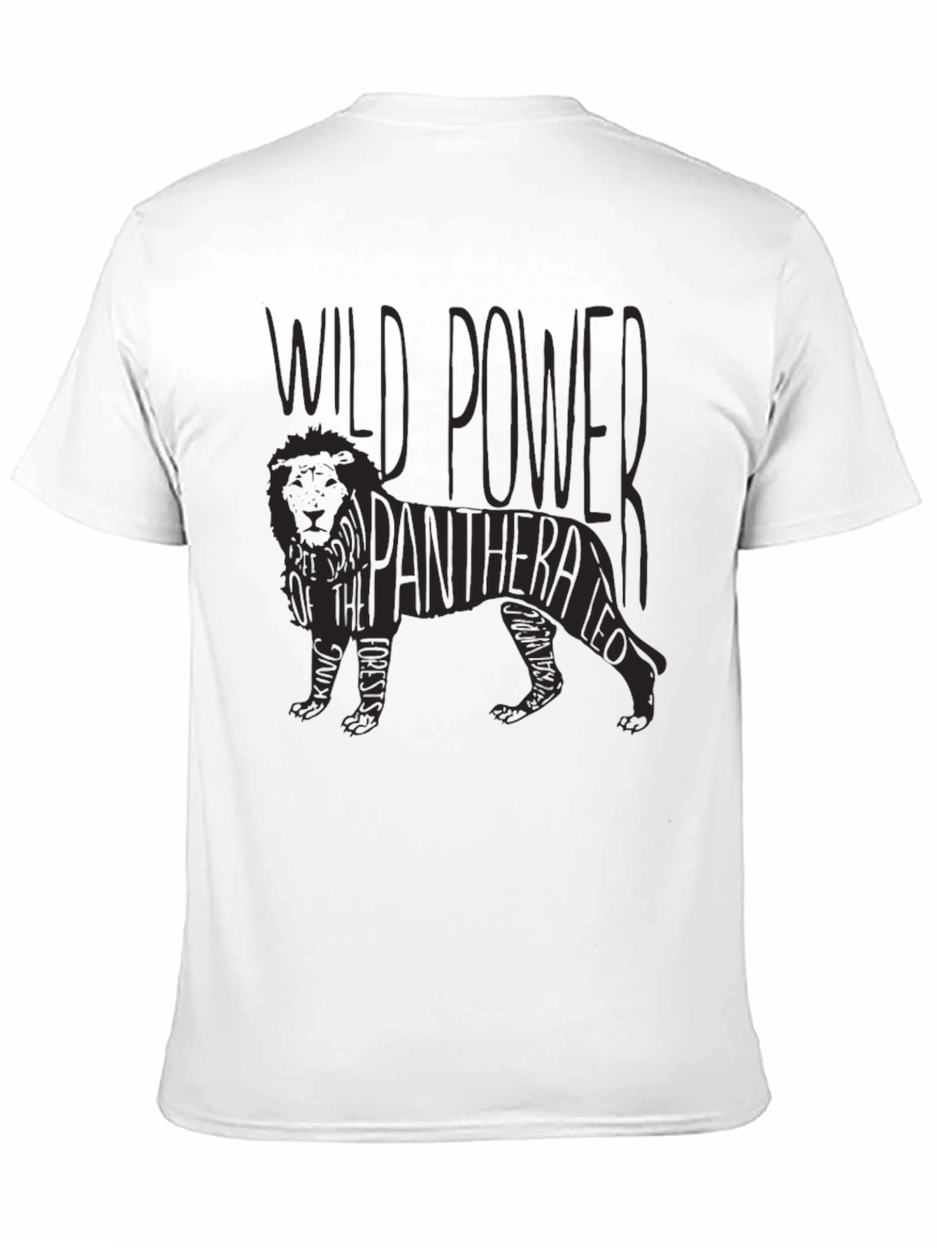 Wild Power Panthera Leo Graphic T-Shirt