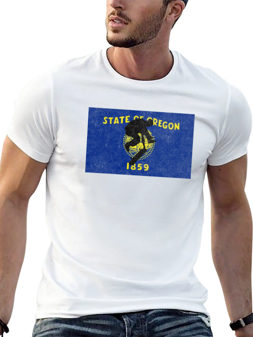 Oregon State Flag Graphic T-Shirt