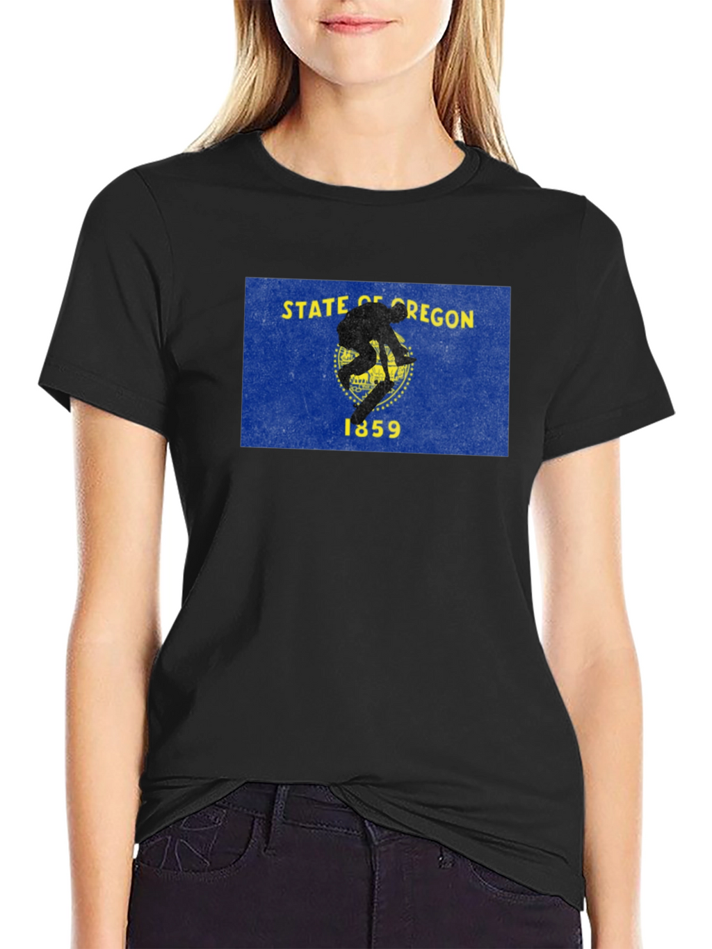 Oregon State Flag Graphic T-Shirt