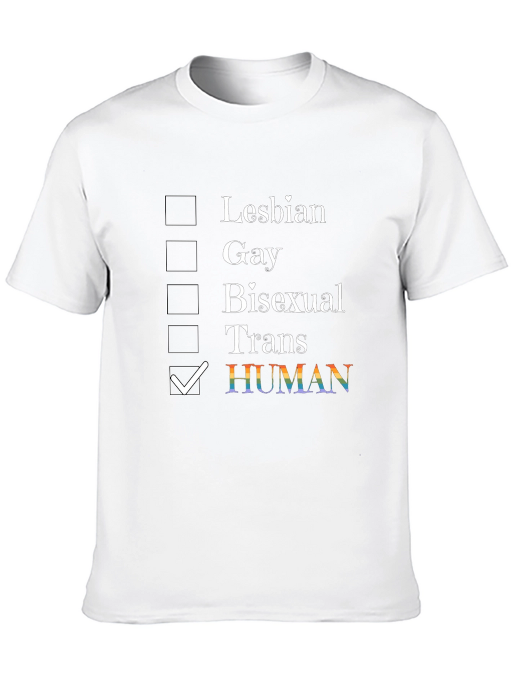 LGBTQ Pride T-Shirt - Human Rights Tee