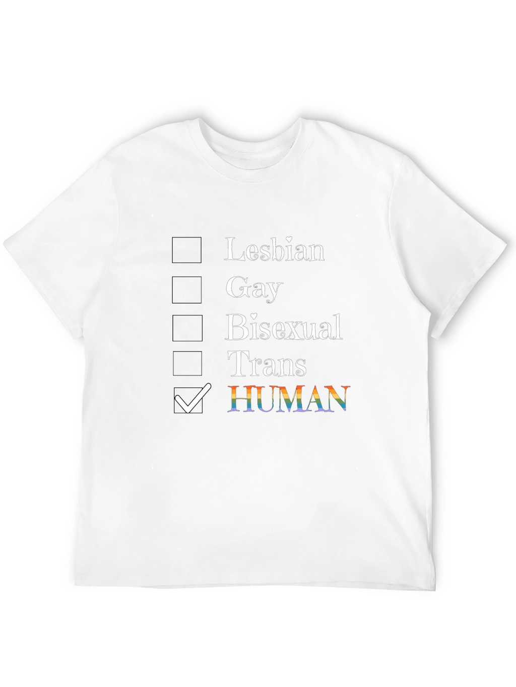 LGBTQ Pride T-Shirt - Human Rights Tee