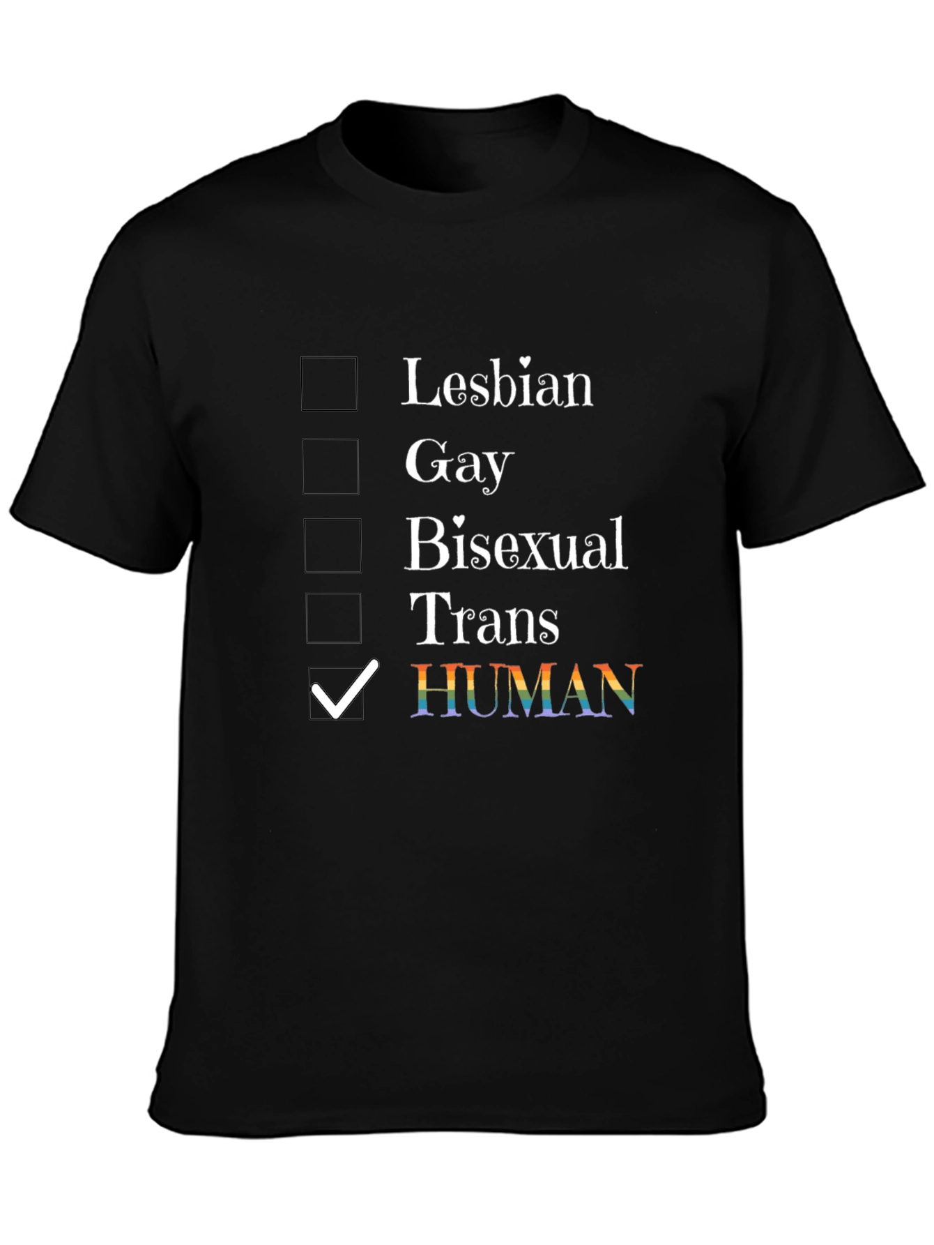 LGBTQ Pride T-Shirt - Human Rights Tee