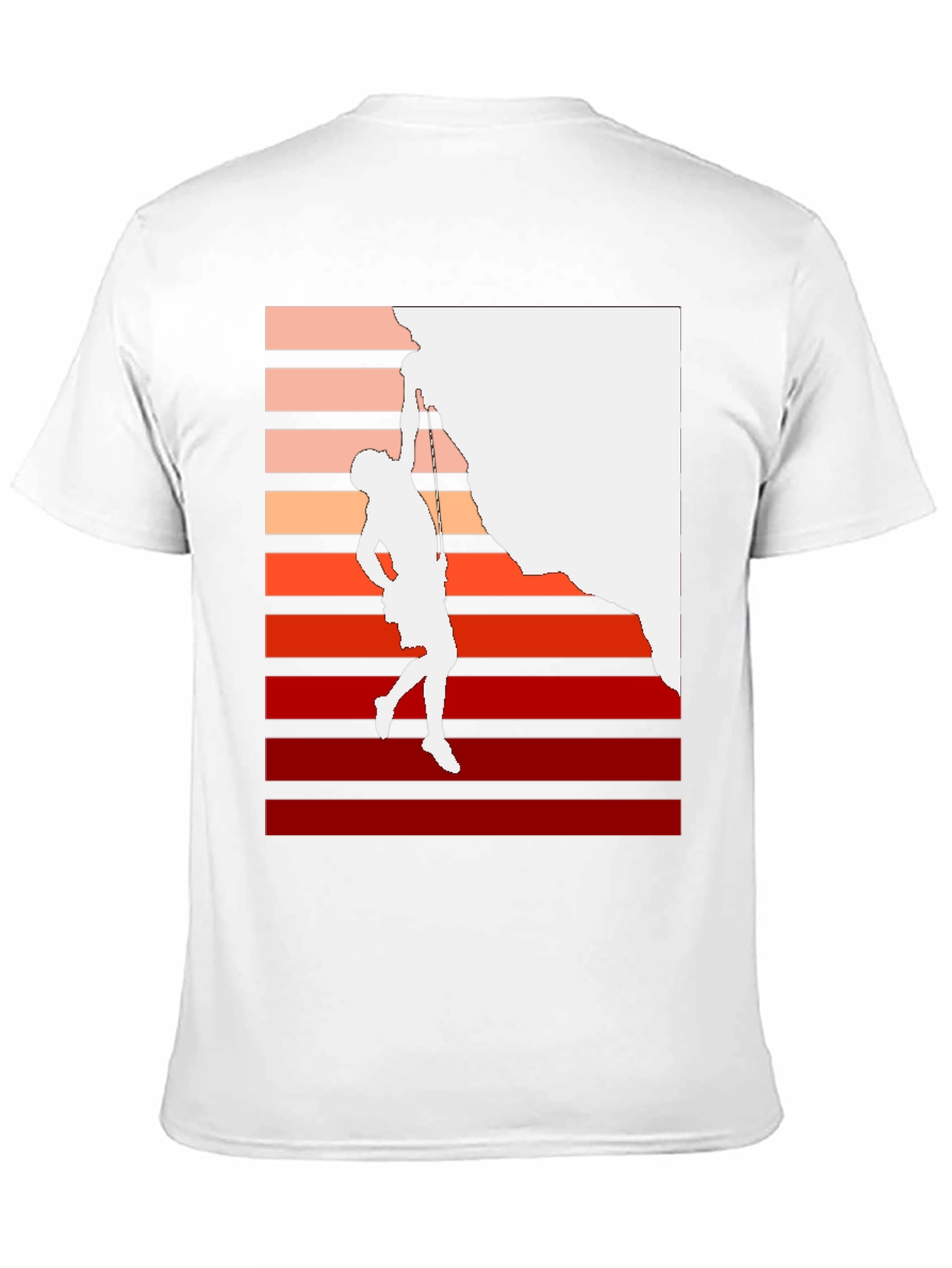 Climbing Retro Graphic T-Shirt - Black