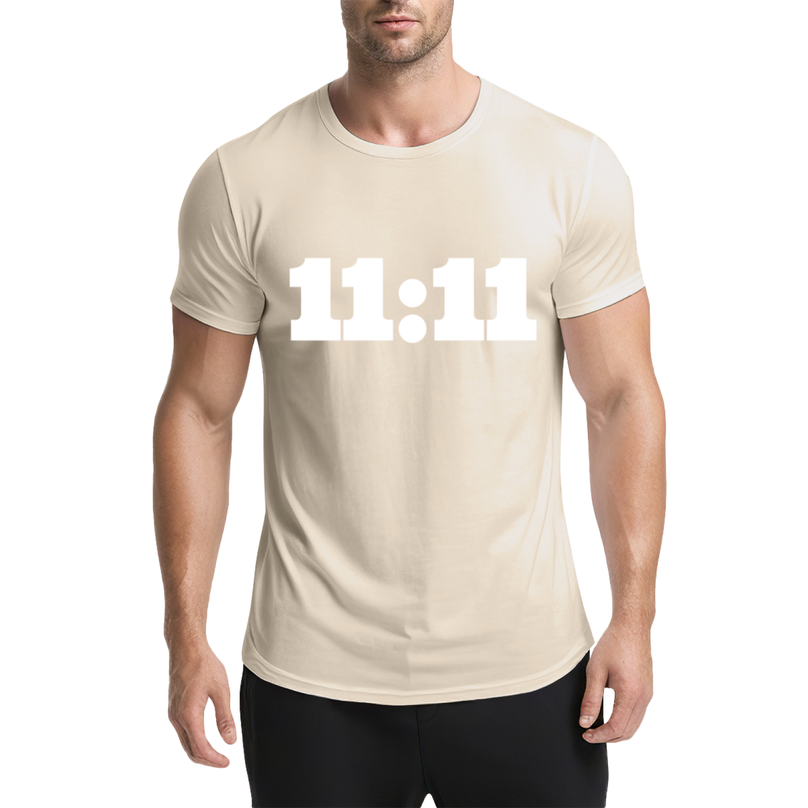 11:11 Angel Number Manifest Luck Pink Tee, Spiritual Aesthetic Minimalist Shirt