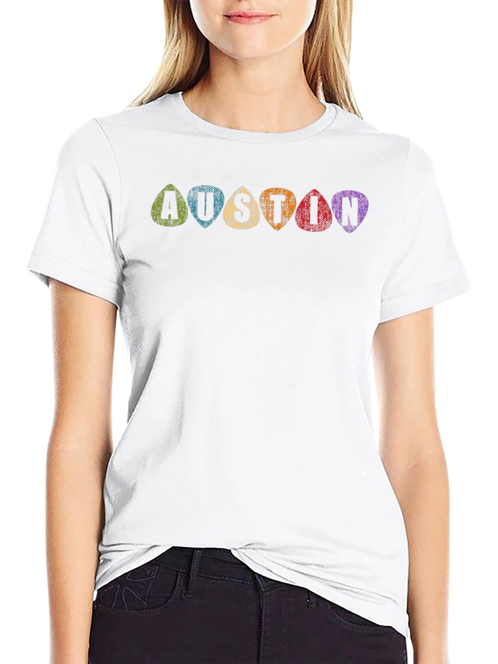 Austin Guitar Pick T-Shirt