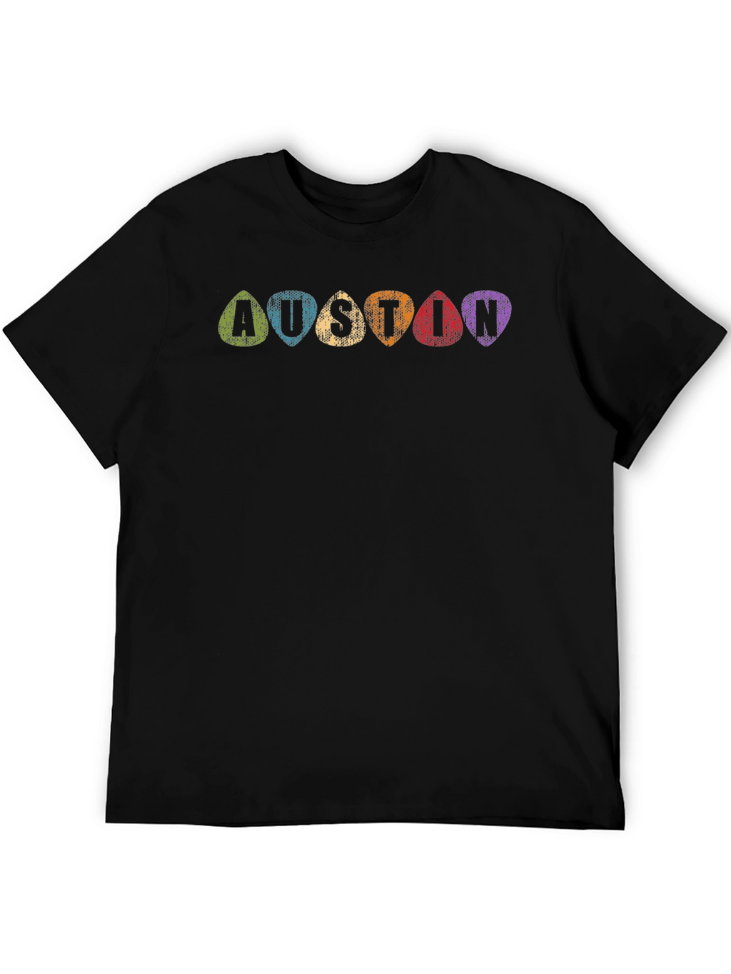 Austin Guitar Pick T-Shirt