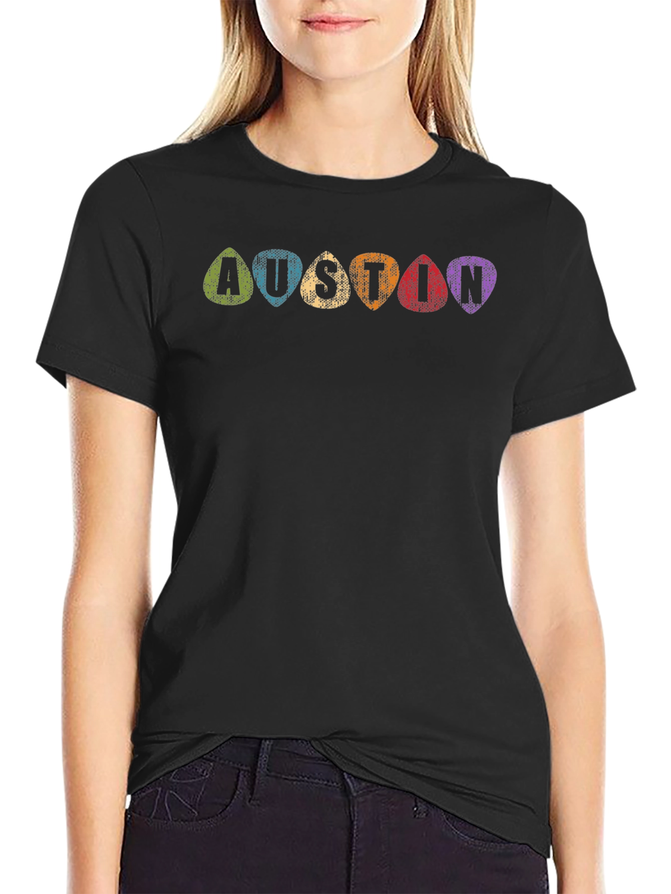 Austin Guitar Pick T-Shirt