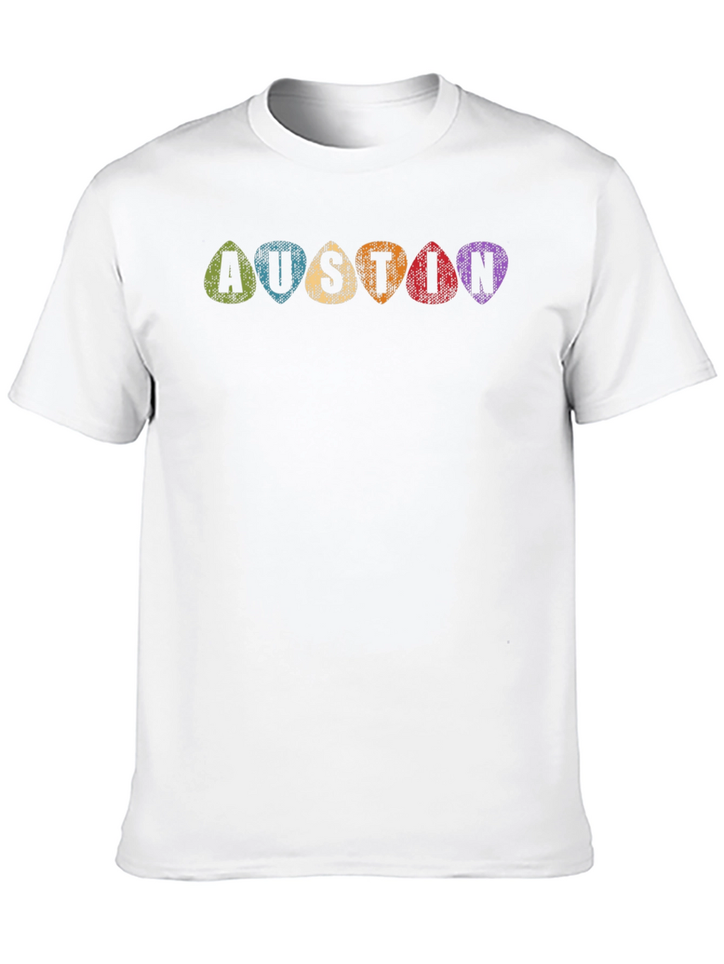 Austin Guitar Pick T-Shirt