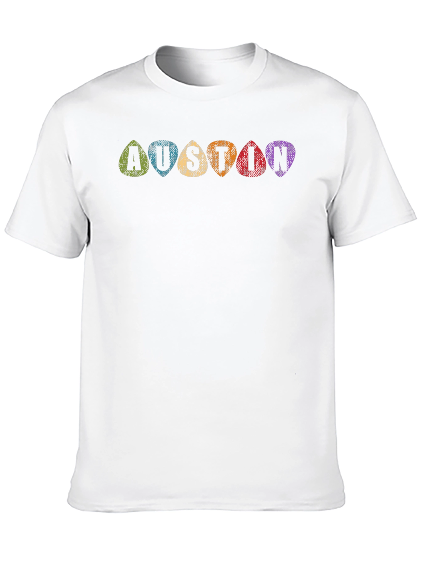 Austin Guitar Pick T-Shirt