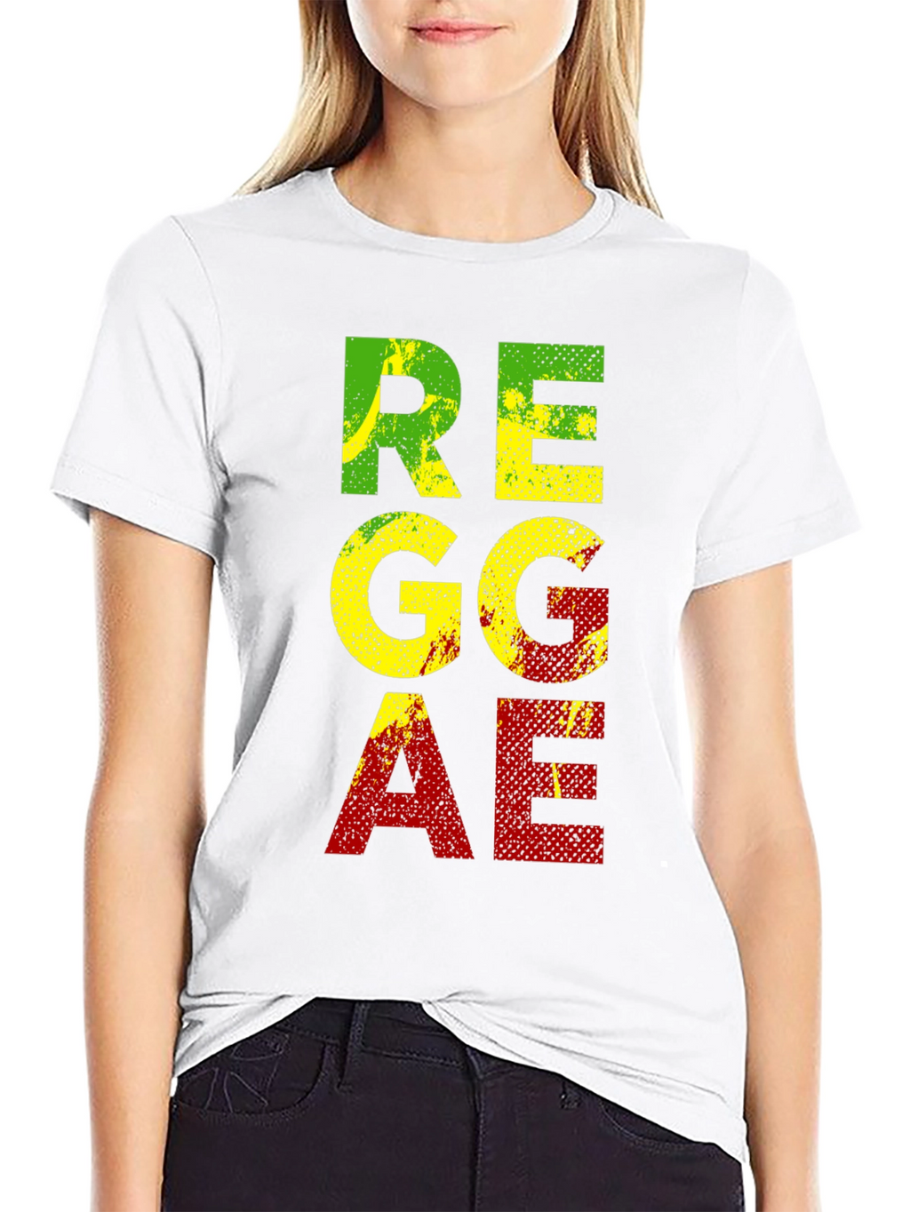 Reggae Graphic T-Shirt - Black Cotton Tee