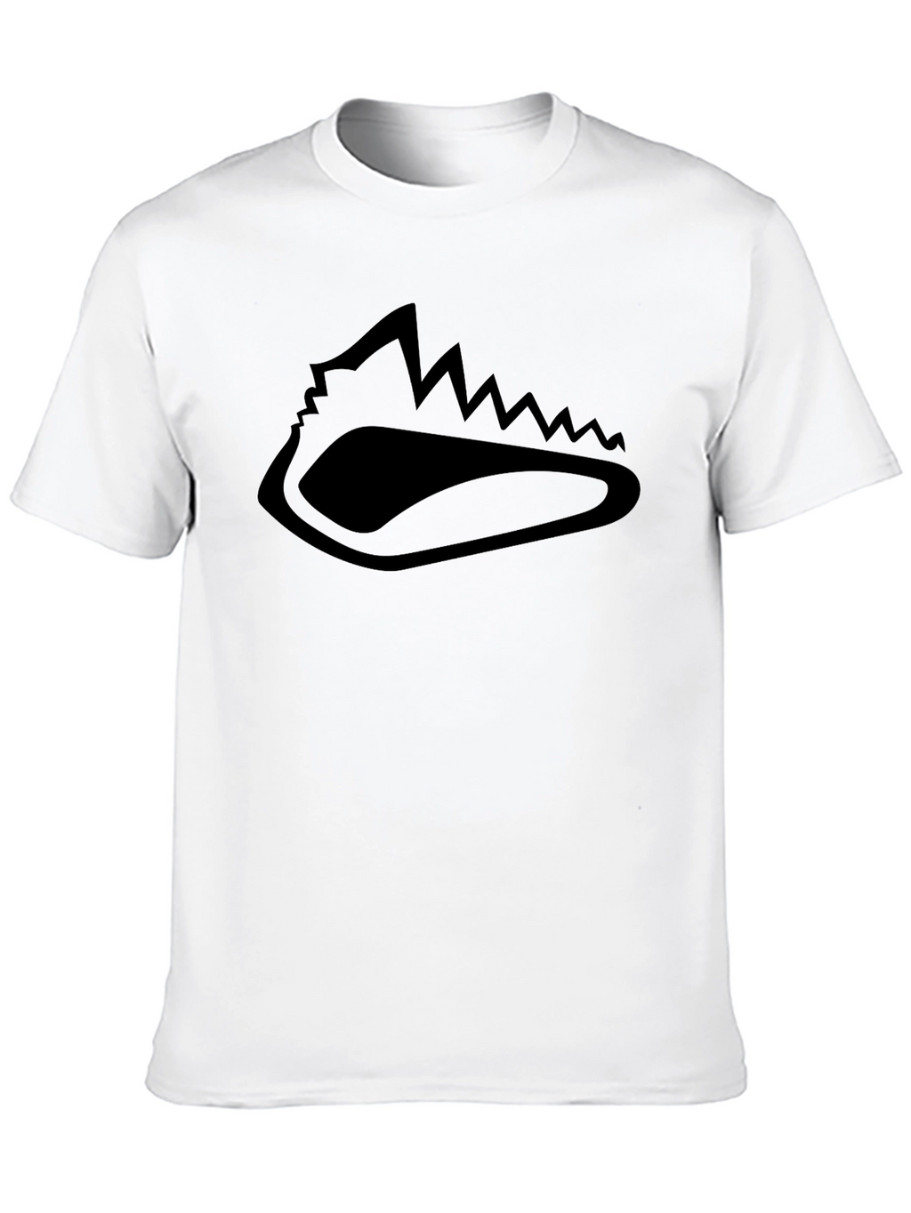 Mountain Silhouette Graphic Black T-Shirt