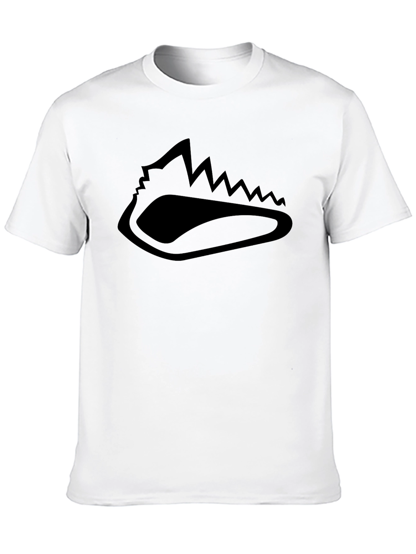 Mountain Silhouette Graphic Black T-Shirt