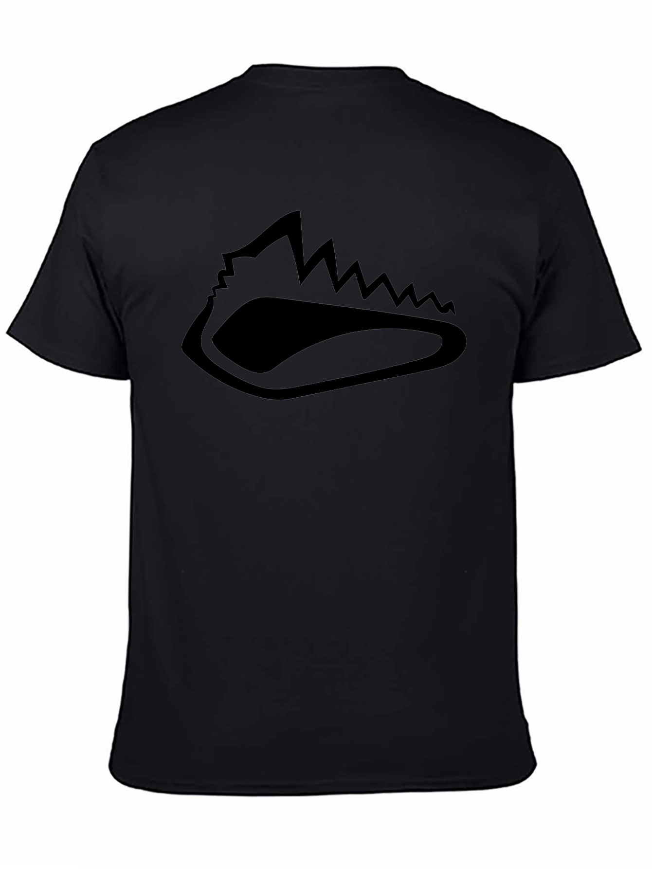 Mountain Silhouette Graphic Black T-Shirt
