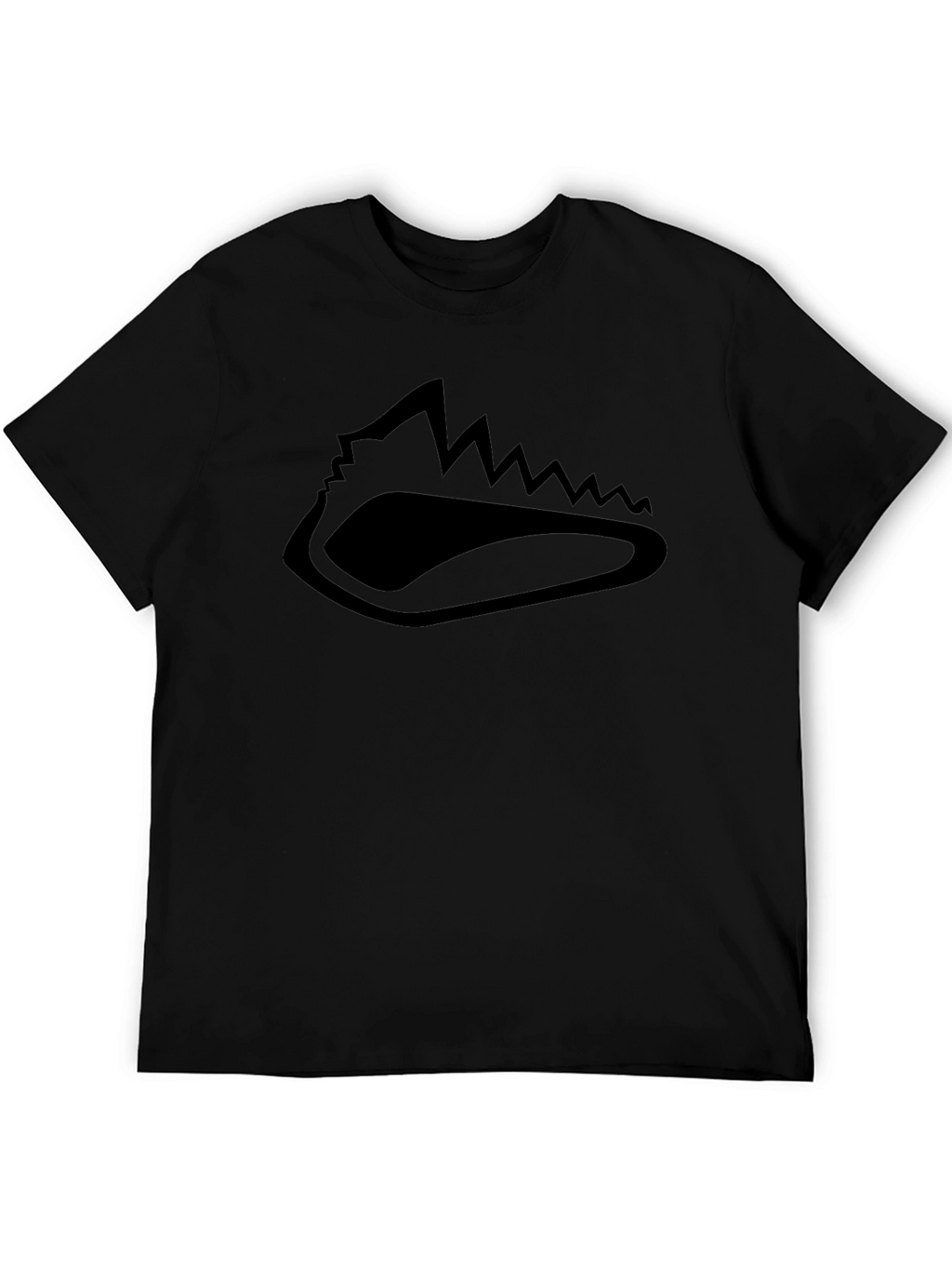 Mountain Silhouette Graphic Black T-Shirt