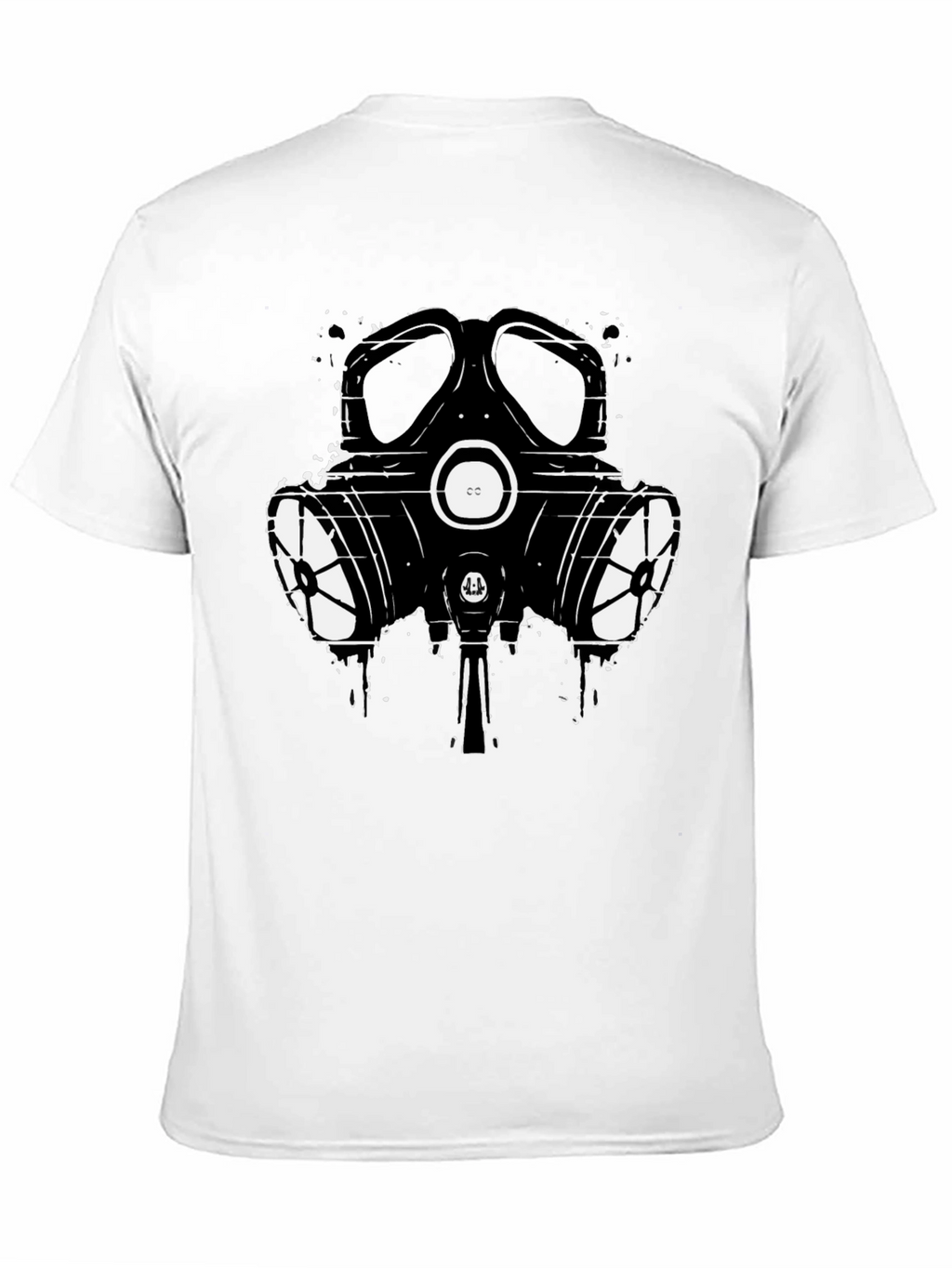 Gas Mask Graphic T-Shirt - Black Cotton Tee