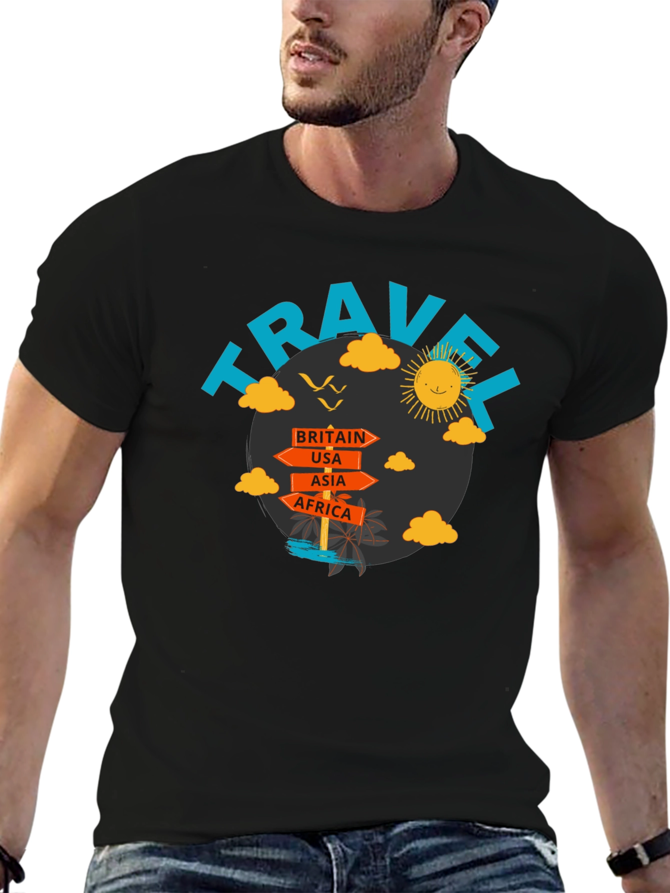 Travel Destinations Graphic T-Shirt
