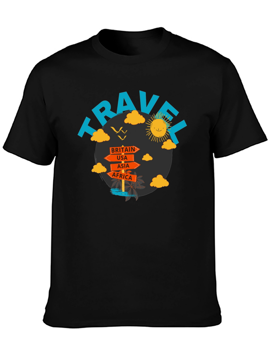 Travel Destinations Graphic T-Shirt